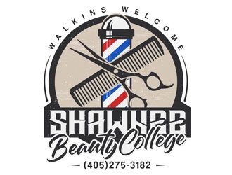 Shawnee Beauty College logo design by DreamLogoDesign