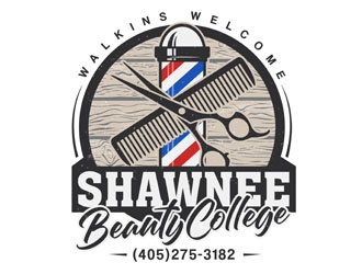 Shawnee Beauty College logo design by DreamLogoDesign