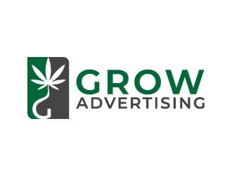 Grow Advertising logo design by pixalrahul