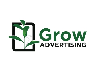 Grow Advertising logo design by Eliben