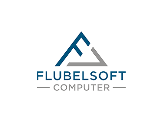 Flubelsoft computer logo design by checx