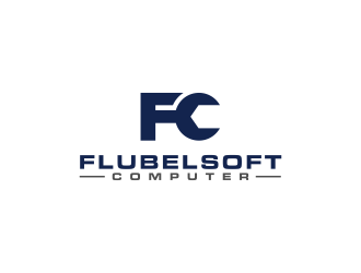 Flubelsoft computer logo design by ammad