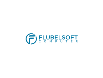 Flubelsoft computer logo design by blessings
