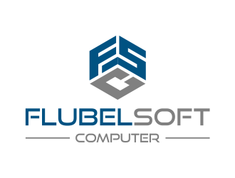 Flubelsoft computer logo design by cintoko