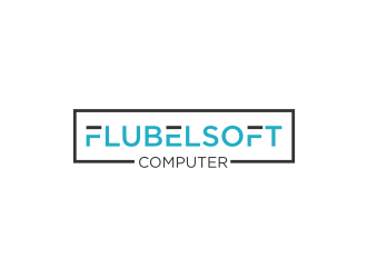 Flubelsoft computer logo design by Asani Chie