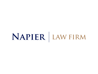 Napier Law Firm logo design by pakNton
