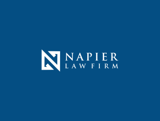 Napier Law Firm logo design by kaylee