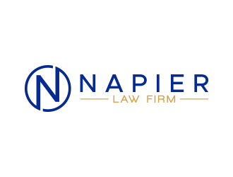 Napier Law Firm logo design by lexipej