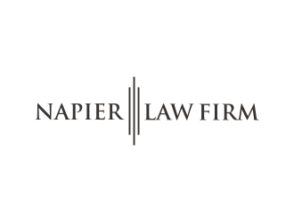 Napier Law Firm logo design by BintangDesign