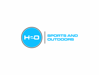 H2O Sports and Outdoors logo design by ammad