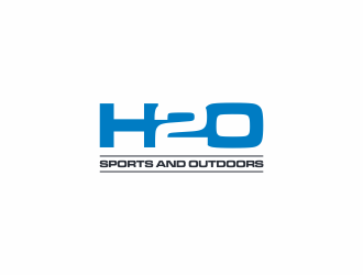 H2O Sports and Outdoors logo design by ammad