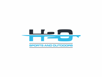 H2O Sports and Outdoors logo design by ammad