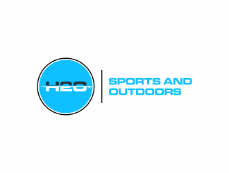 H2O Sports and Outdoors logo design by ammad