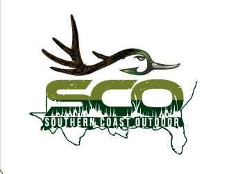Southern Coast Outdoors (SCO) logo design by riezra