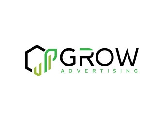 Grow Advertising logo design by sanworks