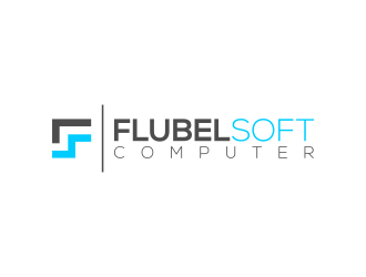 Flubelsoft computer logo design by Kopiireng