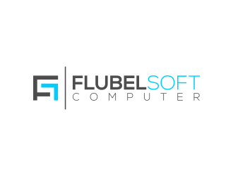 Flubelsoft computer logo design by Kopiireng