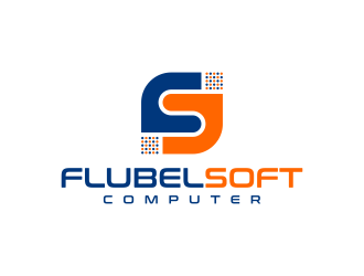 Flubelsoft computer logo design by pakNton