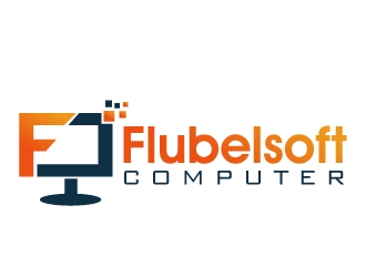 Flubelsoft computer logo design by PMG