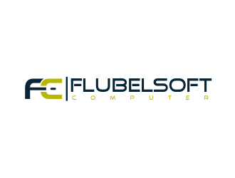 Flubelsoft computer logo design by 6king