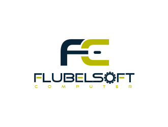 Flubelsoft computer logo design by 6king