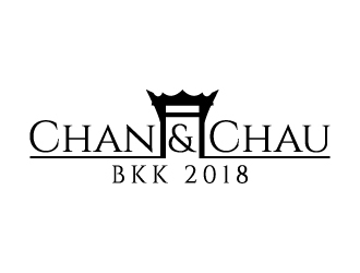Chan&chau@bkk&gt;2018 logo design by jaize