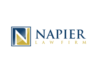 Napier Law Firm logo design by evdesign