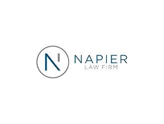 Napier Law Firm logo design by checx