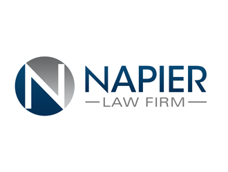 Napier Law Firm logo design by kunejo