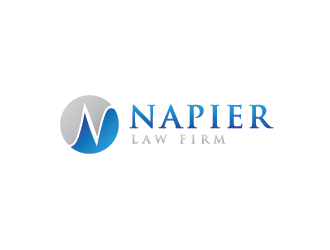 Napier Law Firm logo design by fajarriza12
