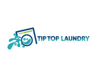 TIP TOP LAUNDRY logo design by Erasedink