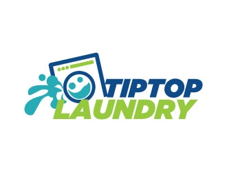 TIP TOP LAUNDRY logo design by Erasedink