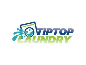 TIP TOP LAUNDRY logo design by Erasedink