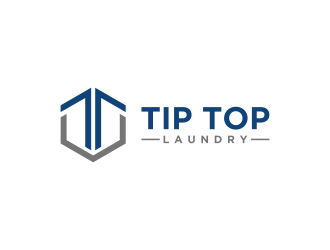 TIP TOP LAUNDRY logo design by RIANW