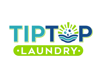 TIP TOP LAUNDRY logo design by megalogos