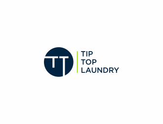 TIP TOP LAUNDRY logo design by L E V A R