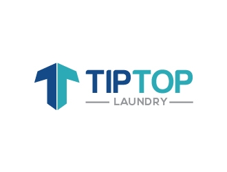 TIP TOP LAUNDRY logo design by eyeglass