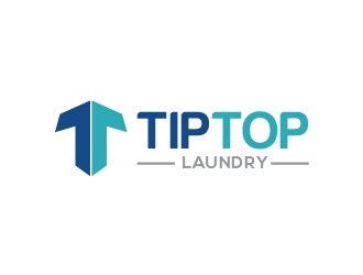 TIP TOP LAUNDRY logo design by eyeglass