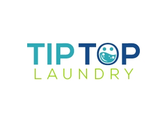 TIP TOP LAUNDRY logo design by eyeglass