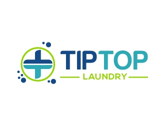 TIP TOP LAUNDRY logo design by eyeglass