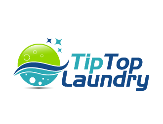 TIP TOP LAUNDRY logo design by THOR_