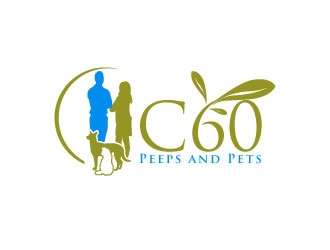 C60 Peeps and Pets logo design by uttam
