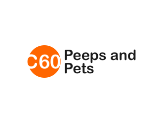 C60 Peeps and Pets logo design by sitizen