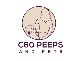 C60 Peeps and Pets logo design by Suvendu