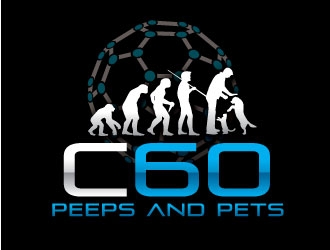 C60 Peeps and Pets logo design by REDCROW