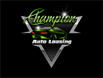 Champion Auto Leasing logo design by bosbejo