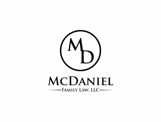 McDaniel Family Law, LLC  logo design by eagerly