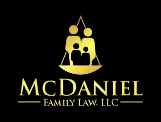 McDaniel Family Law, LLC  logo design by onetm