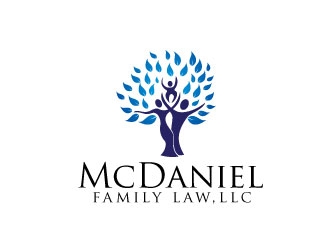McDaniel Family Law, LLC  logo design by riezra