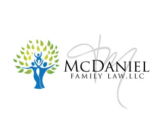 McDaniel Family Law, LLC  logo design by riezra